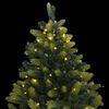 vidaXL Artificial Hinged Christmas Tree 150 LEDs 150 cm