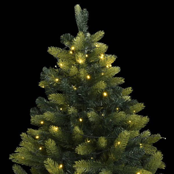 vidaXL Artificial Hinged Christmas Tree 150 LEDs 150 cm
