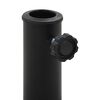 vidaXL Parasol Base Round Polyresin 13 kg Bronze