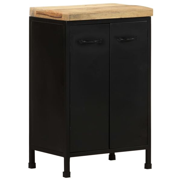 vidaXL Sideboard 47x35x76 cm Rough Mango Wood