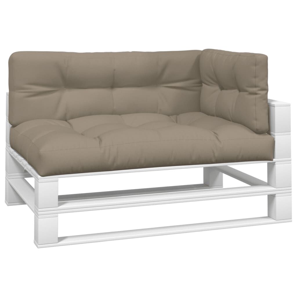 vidaXL Pallet Cushions 3 pcs Taupe Fabric