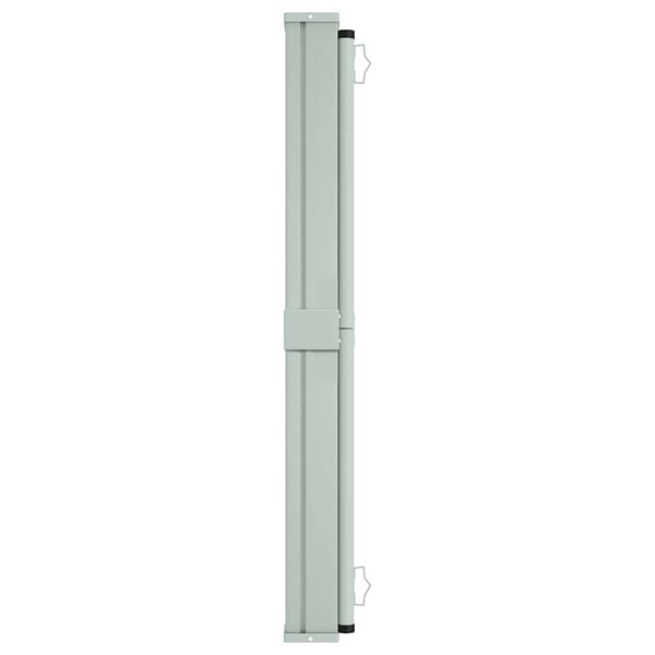 vidaXL Patio Retractable Side Awning 600x160 cm Black