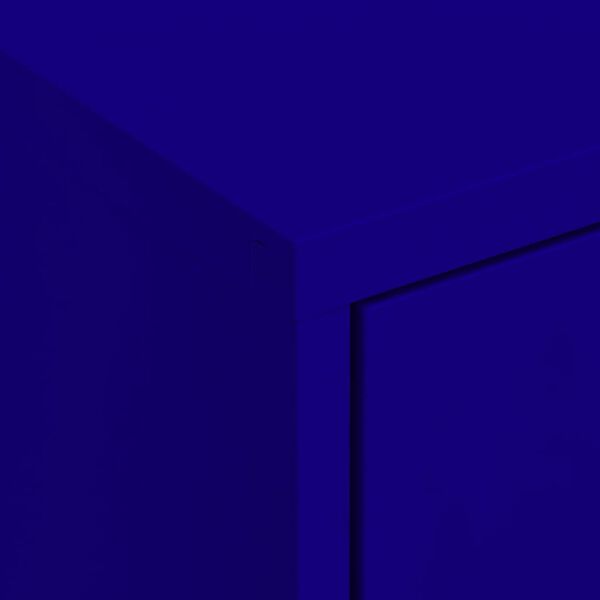 vidaXL Storage Cabinet Navy Blue 80x35x101.5 cm Steel
