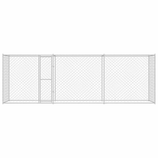 Dog Cage Silver 600 x 200 x 256 cm Galvanised Steel