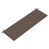 vidaXL 3-Seater Garden Bench with Cushion 150 cm Solid Eucalyptus Wood
