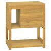 vidaXL Bathroom Cabinet 60x40x75 cm Solid Wood Teak