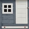 vidaXL Chicken Cage Grey 170x81x110 cm Solid Pine & Fir Wood