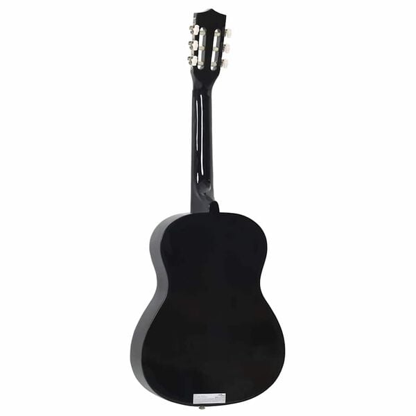 vidaXL 8 Piece Classical Guitar Beginner Set Black 3/4 36"