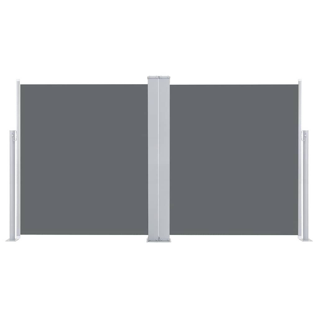 vidaXL Retractable Side Awning Anthracite 140x600 cm