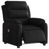 vidaXL Electric Massage Recliner Chair Black Faux Leather