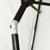 vidaXL Garden Parasol Sand White 200x224 cm Aluminium