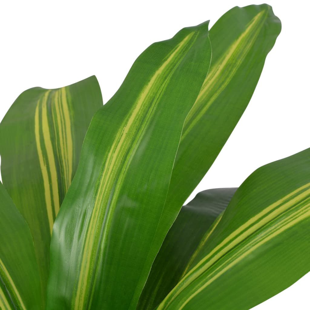 vidaXL Artificial Dracaena Plant with Pot 90 cm Green
