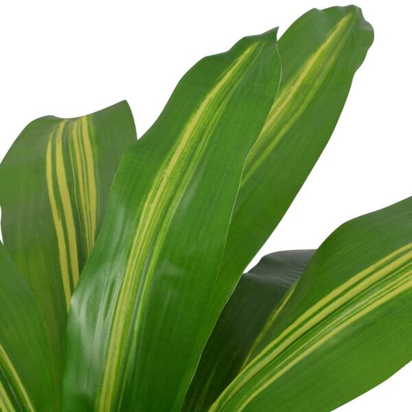 vidaXL Artificial Dracaena Plant with Pot 90 cm Green