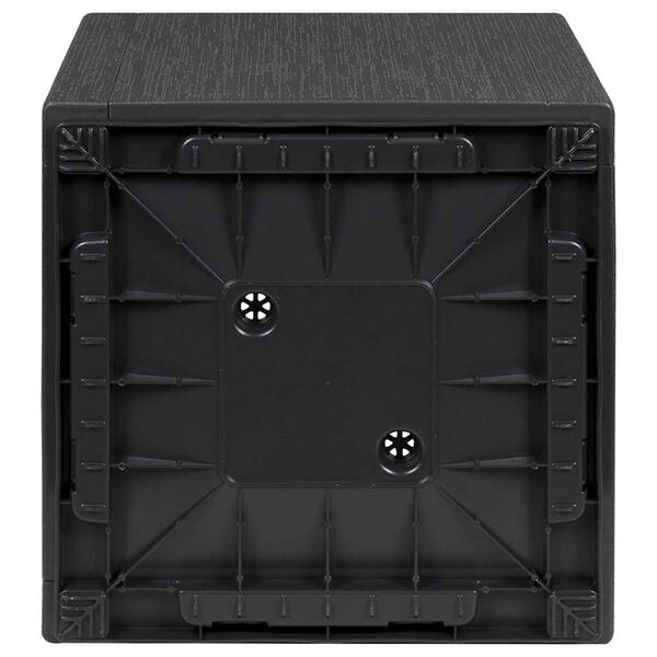 vidaXL Garden Planter Anthracite 36 x 36 x 35 cm Polypropylene