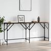 vidaXL Console Table Brown Oak 180x29x75 cm Engineered Wood