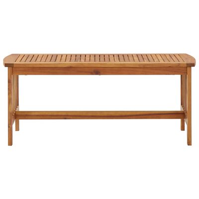 vidaXL Coffee Table 102x50x43 cm Solid Acacia Wood