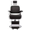 vidaXL Barber Chair Black 68x69x116 cm Faux Leather