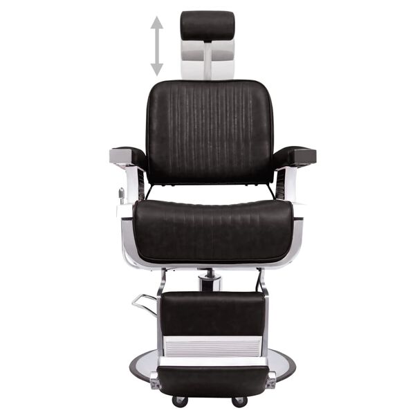 vidaXL Barber Chair Black 68x69x116 cm Faux Leather