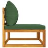 vidaXL 2 Piece Garden Sofa Set with Cushions Solid Wood Acacia