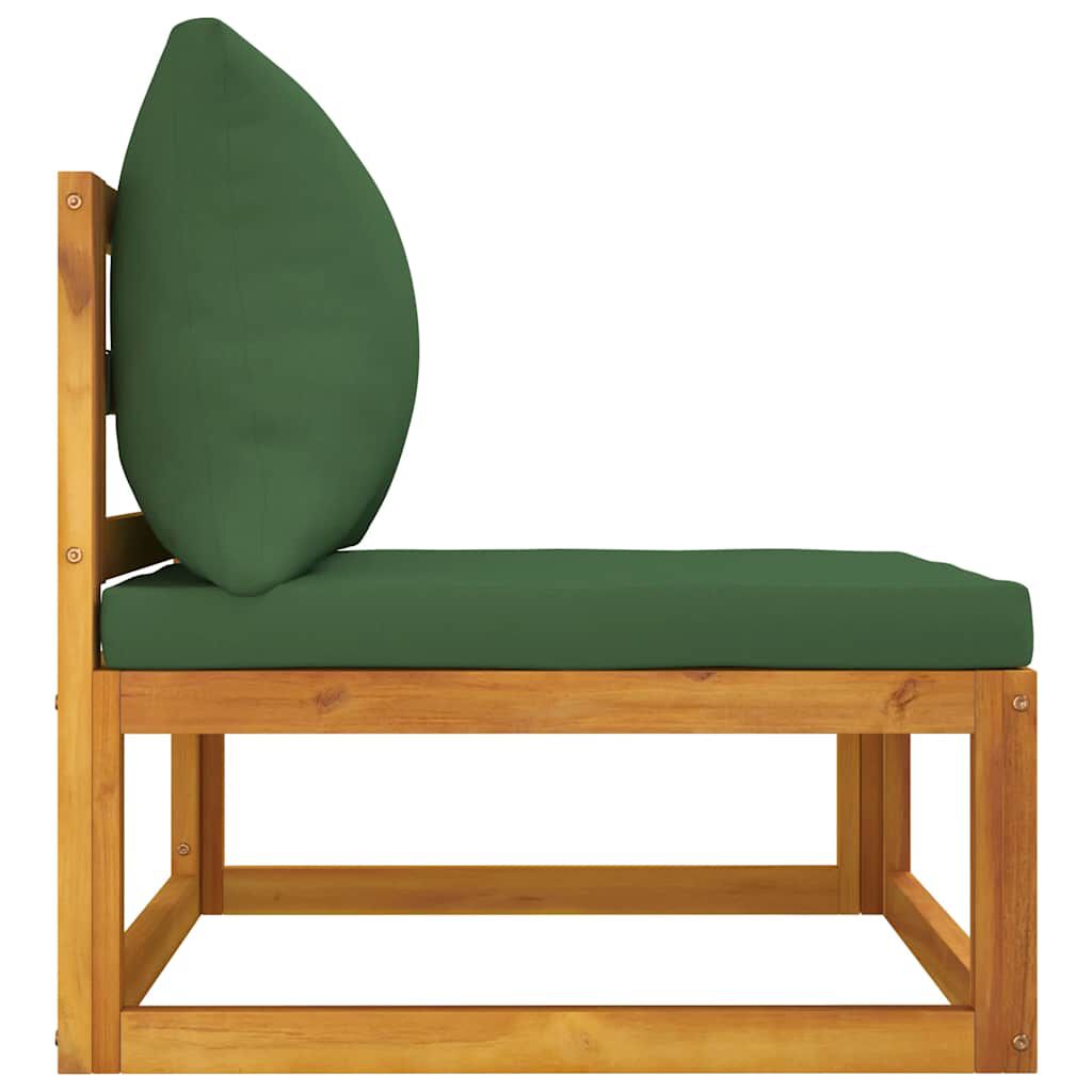 vidaXL 2 Piece Garden Sofa Set with Cushions Solid Wood Acacia