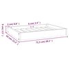 vidaXL Dog Bed 71.5x54x9 cm Solid Wood Pine