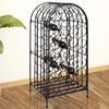 vidaXL Wine Rack for 35 Bottles Metal