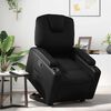vidaXL Stand up Recliner Chair Black Faux Leather