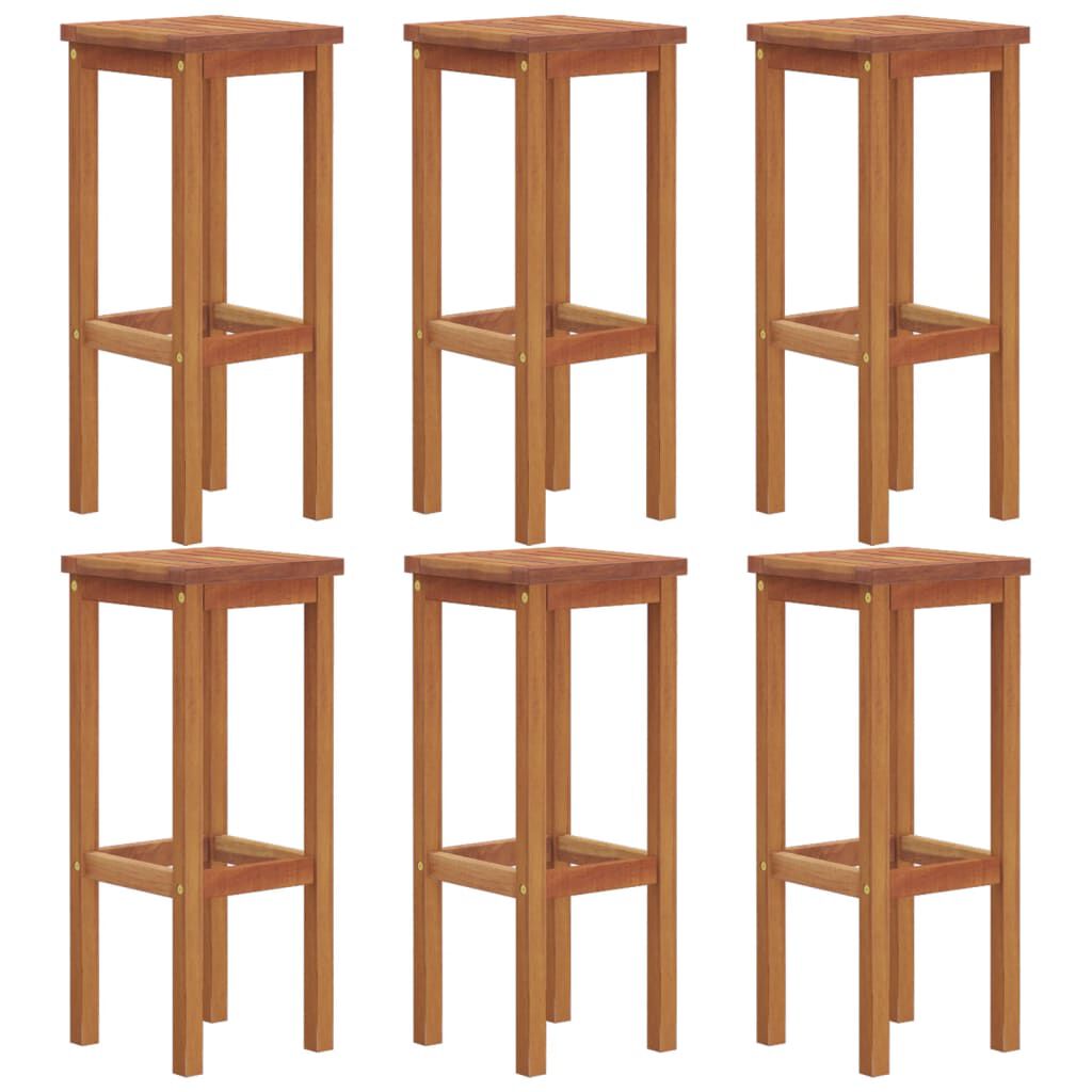 vidaXL 7 Piece Garden Bar Set Solid Wood Acacia