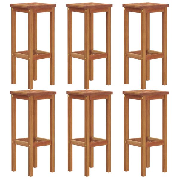 vidaXL 7 Piece Garden Bar Set Solid Wood Acacia