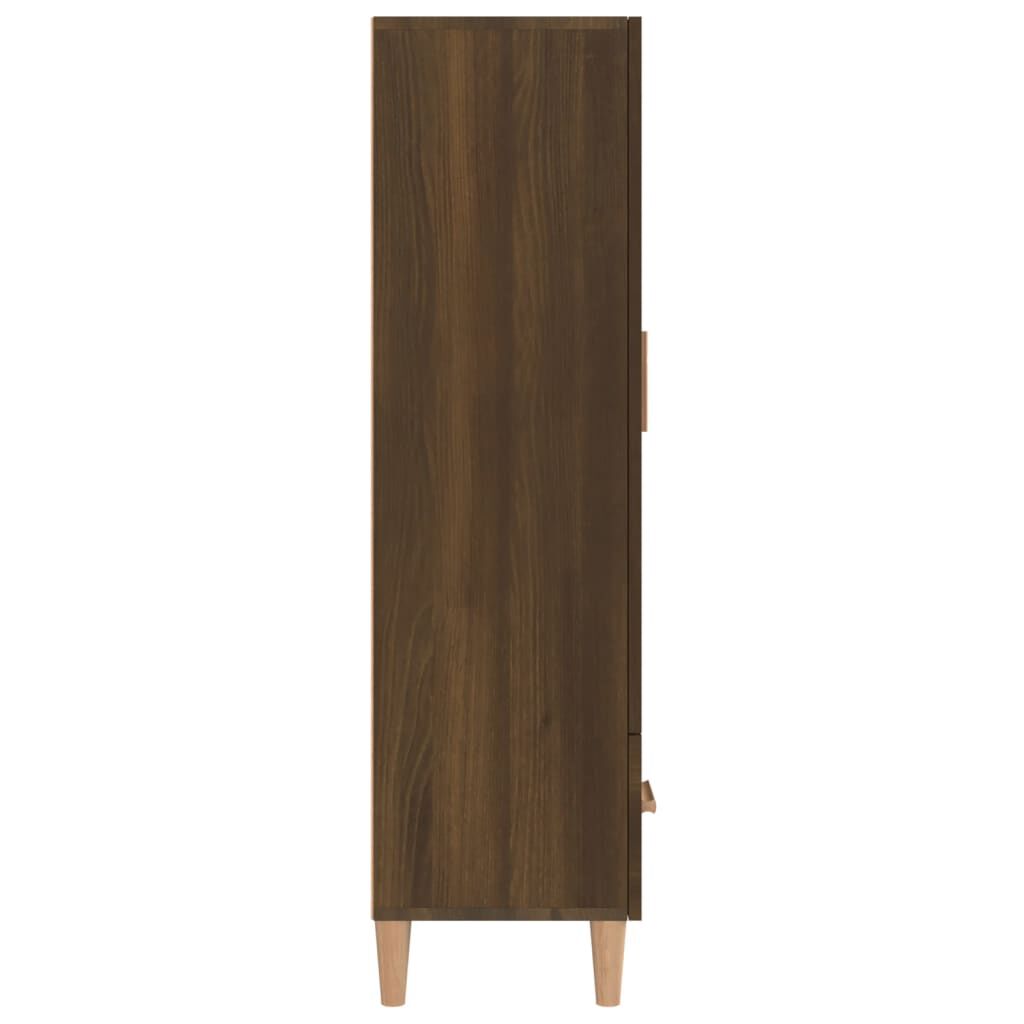vidaXL Highboard Brown Oak 70x31x115 cm Engineered Wood