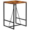 vidaXL Bar Table Solid Reclaimed Wood 70x70x106 cm