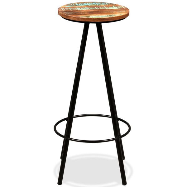 vidaXL Bar Stools 4 pcs Solid Reclaimed Wood