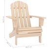 vidaXL Garden Adirondack Chair Solid Fir Wood