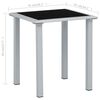 vidaXL Sun Loungers 2 pcs with Table Aluminium Green