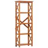 vidaXL Bookshelf 60x30x160 cm Solid Acacia Wood Honey Finish