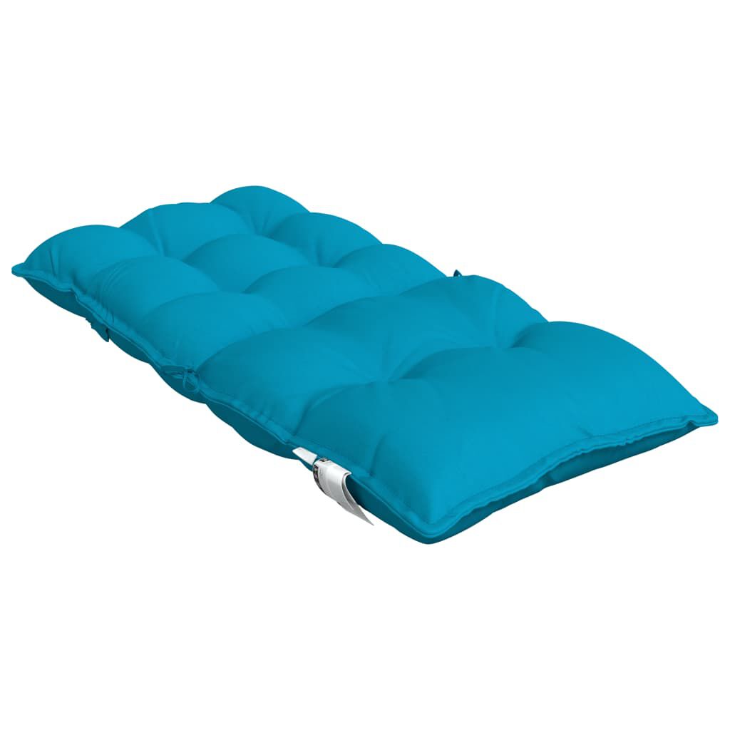 vidaXL Lowback Chair Cushions 2 pcs Light Blue Oxford Fabric
