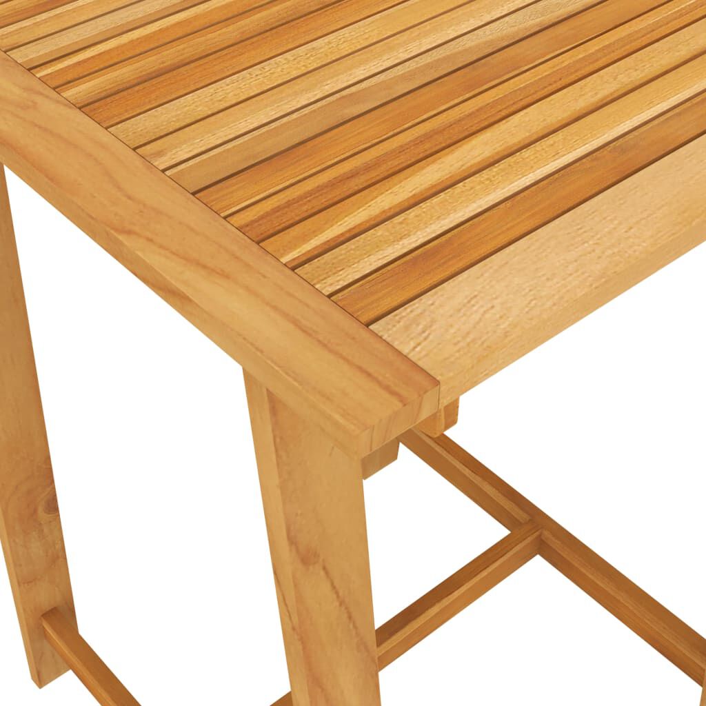 vidaXL 3 Piece Garden Bar Set with Cushions Brown