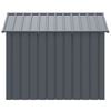 vidaXL Dog House with Roof Anthracite 117x153x123 cm Galvanised Steel