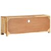 vidaXL TV Cabinet 110x30x40 cm Rough Mango Wood