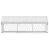 vidaXL Outdoor Dog Kennel with Roof 400x100x150 cm