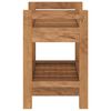 vidaXL Bathroom Side Table 45x30x45 cm Solid Wood Teak