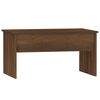 vidaXL Coffee Table Brown Oak 80x50.5x41.5 cm Engineered Wood