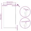Roller Blind Blackout 40 x 100 cm Black