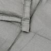 vidaXL Weighted Blanket Grey 220x230 cm King 15 kg Fabric