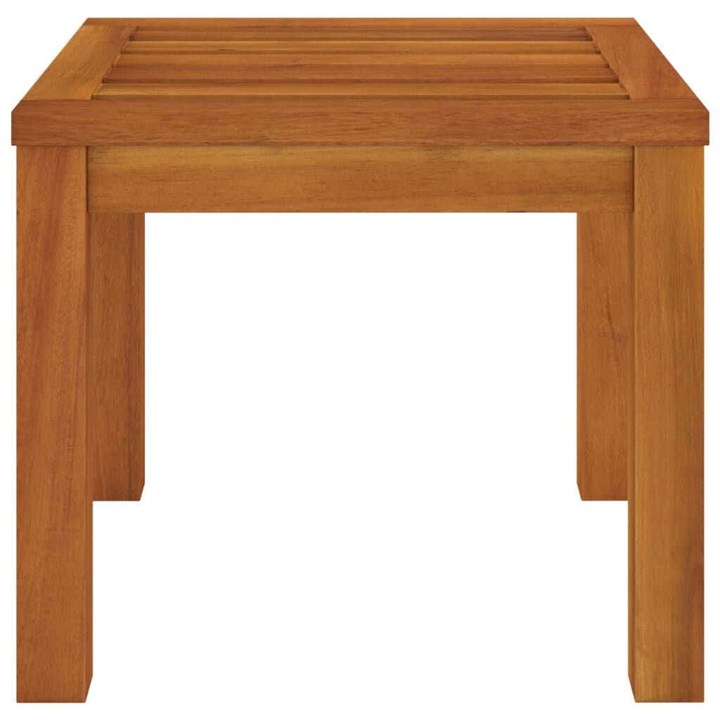 vidaXL Garden Stools with Cushions 2 pcs 40x40x42 cm Solid Wood Acacia