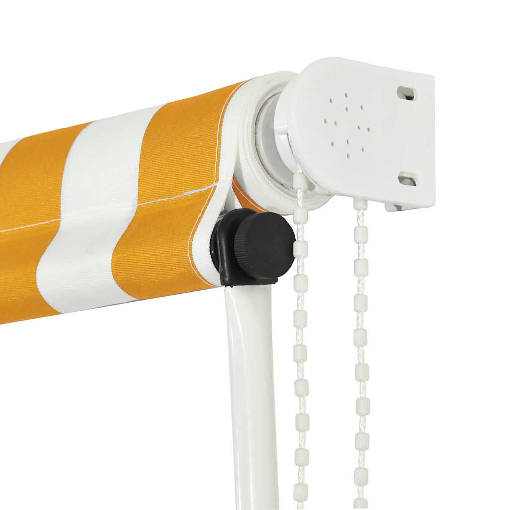 vidaXL Retractable Awning 300x150 cm Yellow and White