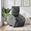 vidaXL Stand up Massage Recliner Chair Dark Grey Fabric