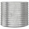 vidaXL Garden Planter Galvanised Steel 80x80x68 cm Silver