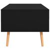 vidaXL Coffee Table Black 100x49.5x43 cm Engineered Wood