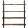 vidaXL 4-Tier Bookcase 160x40x180 cm Solid Reclaimed Wood
